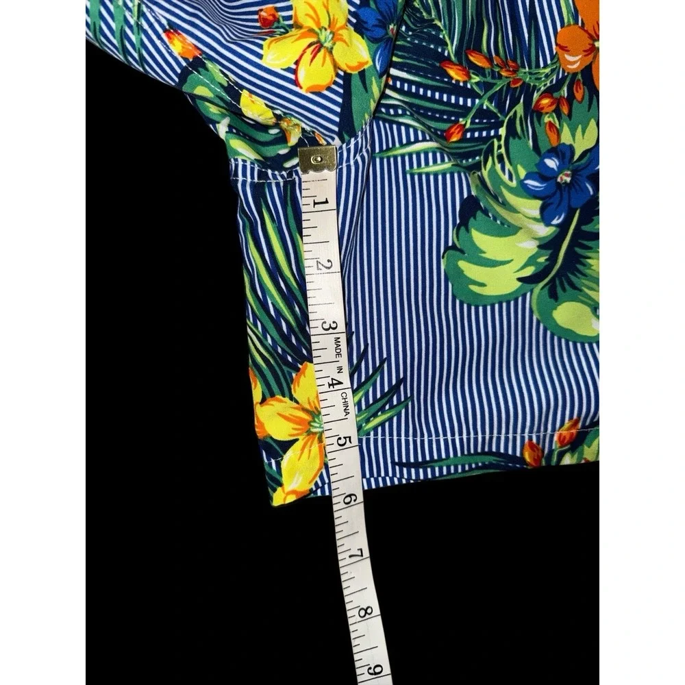 Polo Ralph Lauren‎ Mens Size Large Floral Hawaiian Print Swim Trunks Traveler